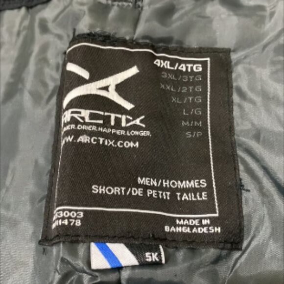 ARCTIX Men's Essentials Snow Pants BLACK Size 4XL (52-54W 30L) - Picture 6 of 7